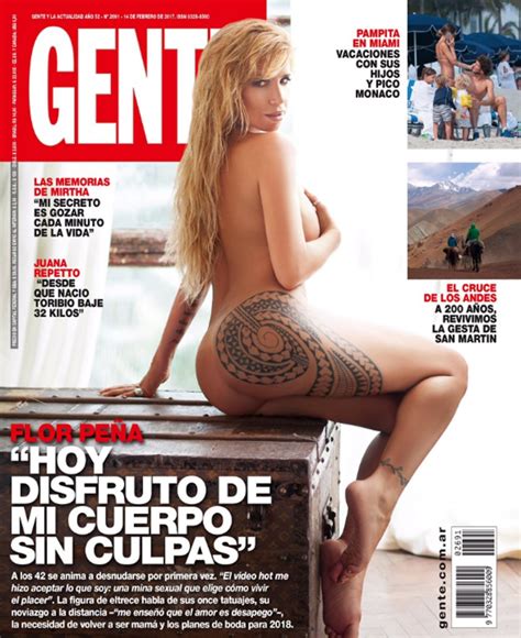 Las Fotos Del Desnudo Total De Florencia Peña Soy Dueña De Mi Cuerpo