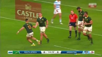 Los Pumas Vs Sud Frica Por Rugby Championship El Try De Jasper Wiese