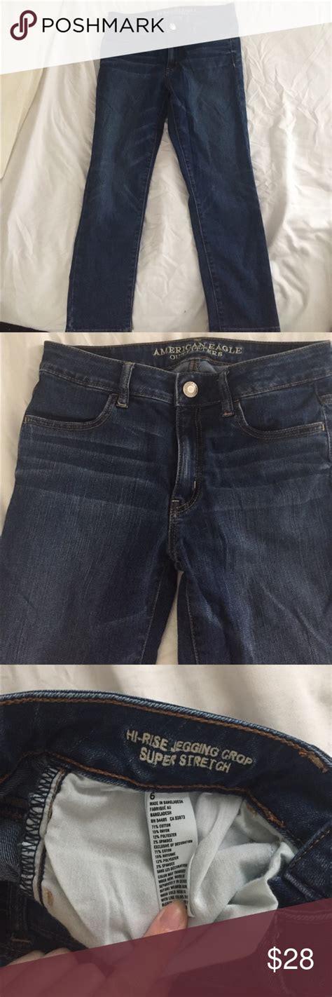 American Eagle Hi Rise Jegging Crop Cropped Jeggings American Eagle