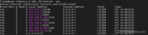 Netstat命令详解 Csdn博客