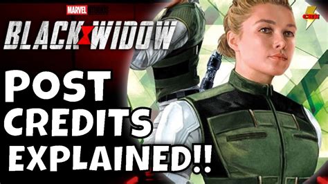 Black Widow Post Credits Scene Breakdown YouTube