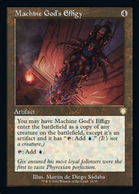 Machine God S Effigy Commander The Brothers War Magic Cardtrader