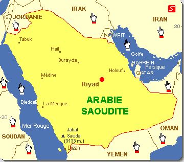 Carte D Arabie Saoudite Voyage Carte Plan