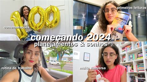 VLOGÃO COMEÇANDO 2024 resenha das primeiras leituras pensamentos