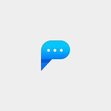 Letter P Logo Vector Hd Images Letter P Bubble Chat Vector Logo