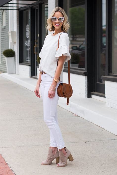 5 Ways To Wear White Jeans In Spring Straight A Style