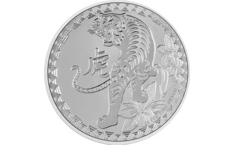 Niue Lunar Jahr Des Tigers Oz Silber