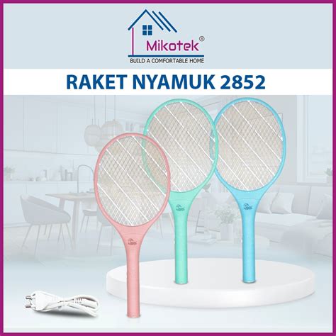 Jual Mikotek Raket Nyamuk Listrik Rechargeable Rn Shopee Indonesia