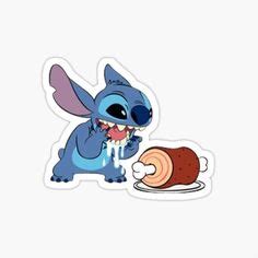 Drooling Stitch Sticker For Sale By Craftylifea Stitch Drawing