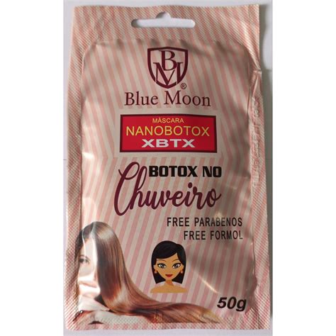 Botox No Chuveiro M Scara Redutora De Volume Blue Moon G Shopee Brasil