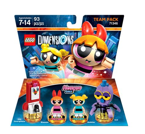 Lego Dimensions Powerpuff Girls Team Pack Playset With Figurines