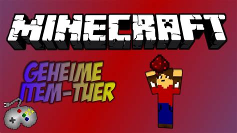 Minecraft Redstone Bauten Geheim Item T R Youtube