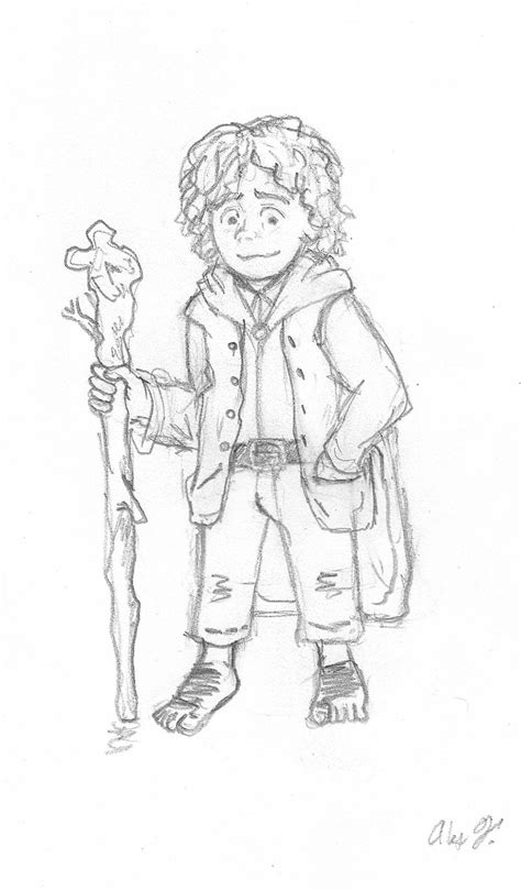 Day 6: Bilbo Baggins by axelintu on DeviantArt