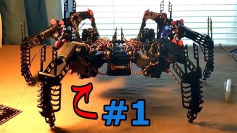 The story of my first hexapod robot (in one minute). - YouTube