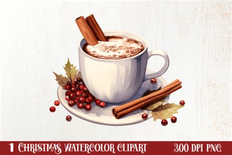 Christmas Hot Cocoa Sublimation Clipart Graphic By Craftart Creative