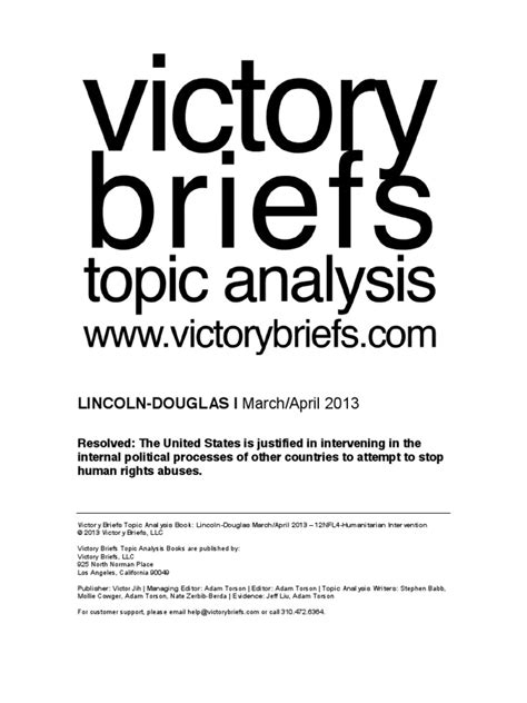 Humanitarian Intervention | PDF | Responsibility To Protect ... 