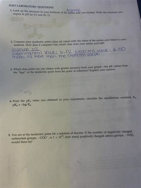 Solved Post Laboratory Questions Look Up The Structure In Chegg