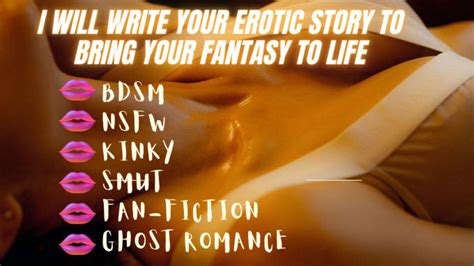 Write Your Erotic Romance Story Nsfw Bdsm Fanfiction To Suit Your Fantansy By Bobolaadewale