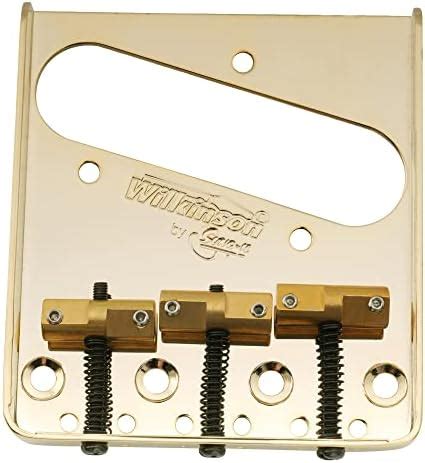 Wilkinson Wtb Vintage Telecaster Bridge Compensated Brass Saddles For