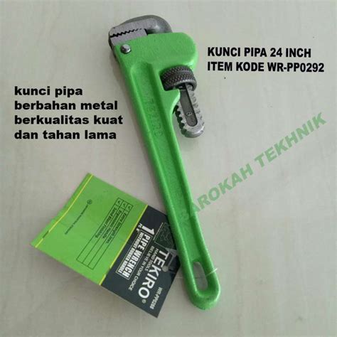 Jual Tekiro Kunci Pipa Inch Wr Pp Heavy Duty Pipe Wrench Di