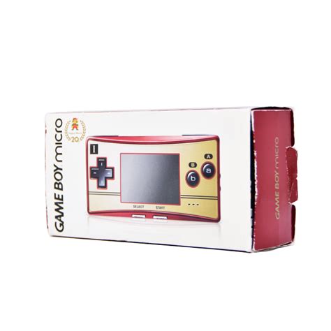 Consola Game Boy Micro Edición 20 Aniversario Mario Bros En Caja