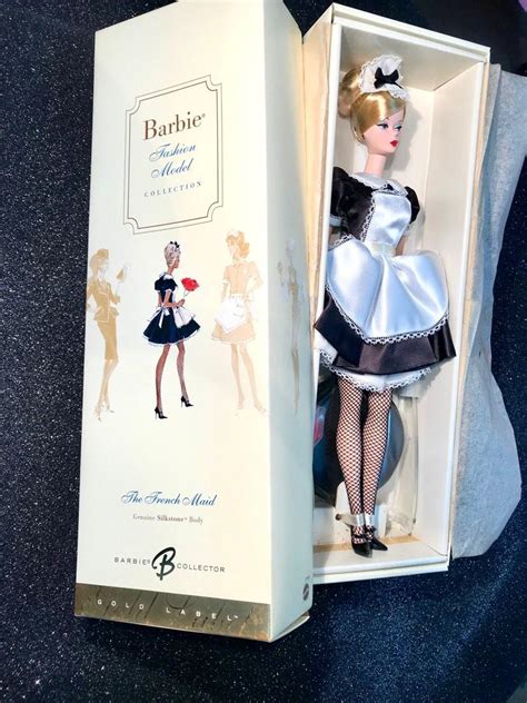 The French Maid Silkstone Barbie Doll Gold Label Nrfb Fashion Model