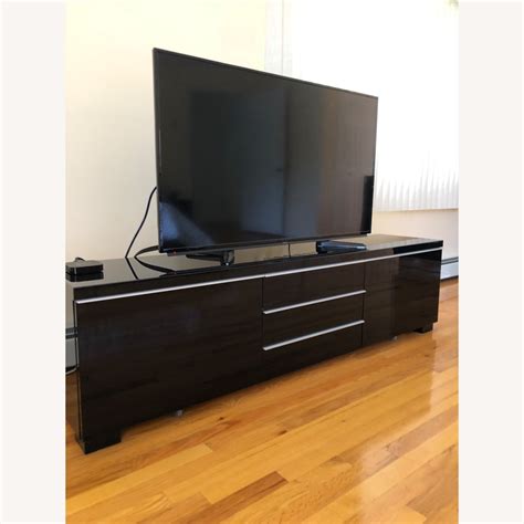 IKEA Black TV Stand - AptDeco