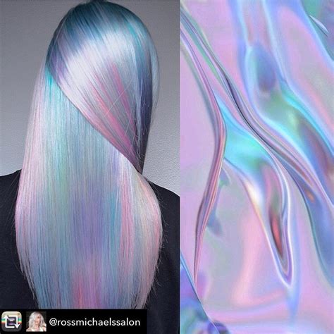 Incredibly Mesmerizing Holographic Hair Trend Is Here Holographic