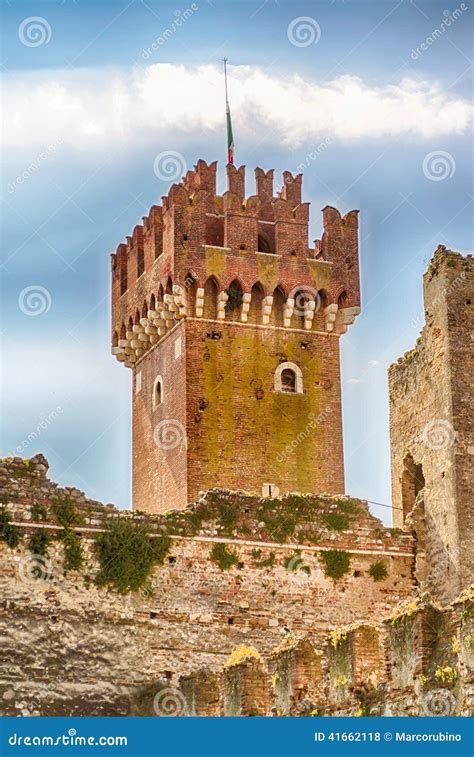 Scaliger Castle At Lazise Lake Garda Italy Stock Photo Image 41662118