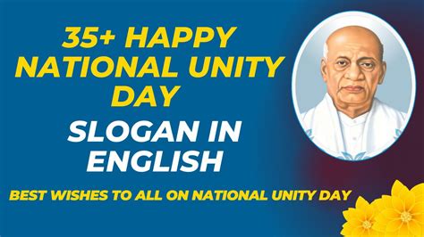 35 Happy National Unity Day Slogan In English 2023