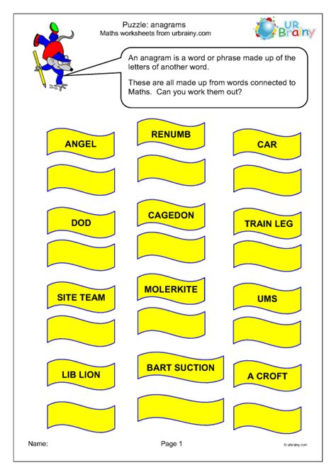 Light And Dark Anagrams Worksheet Worksheet Worksheet Worksheets