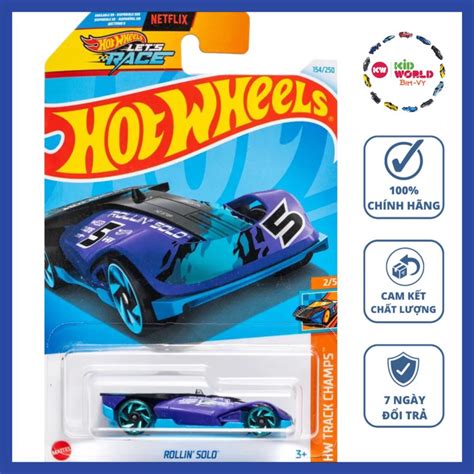 Xe mô hình Hot Wheels basic Rollin Solo HTC Shopee Việt Nam