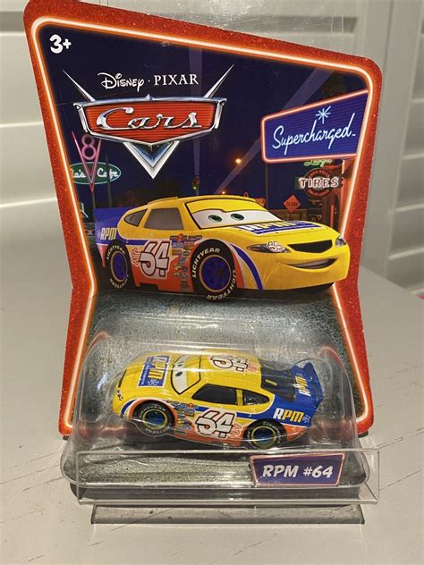 3 Set Race Cars Rpm 64 Leak Less Nitroade Disney Pixar Die Cast