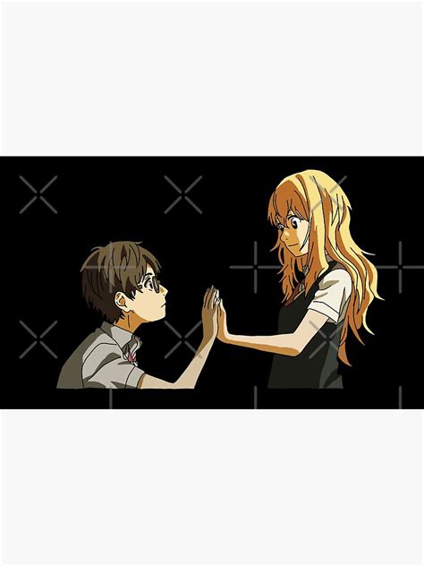 Your Lie In April No Border Poster For Sale By Sputnikart Redbubble