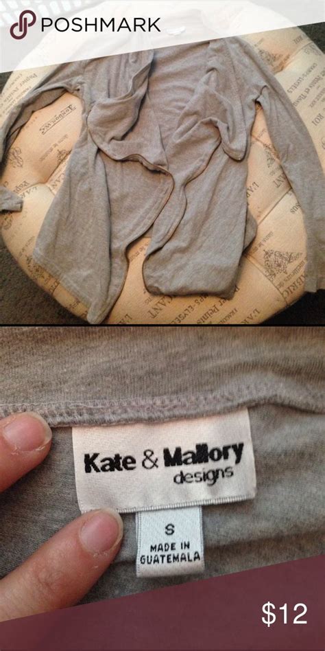 Kate Mallory Grey Cardigan Size S Like New Grey Cardigan By Kate