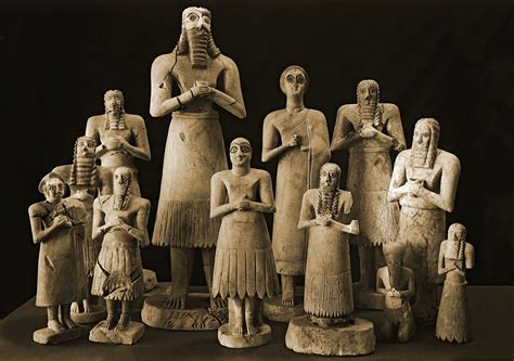 Estatuillas De Tell Asmar En Irak Ancient Near East Ancient Sumerian