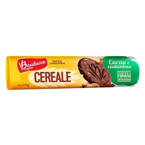 Biscoito Integral Bauducco Cereale Cacau E Castanhas 170g