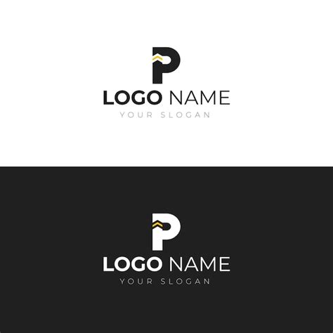 Plantilla De Logotipo De Letra P Vector Premium