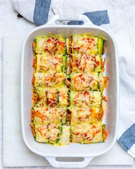 Clean Eating Zucchini Chicken Enchilada Roll Ups Are Heaven Clean