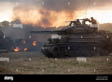 Sherman Tank Fury 2014 Stock Photo Alamy