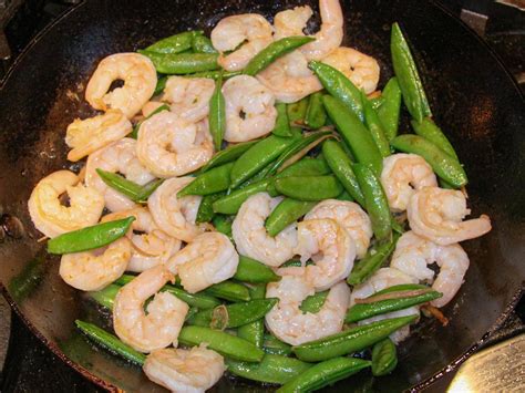 Gingered Stir Fry Shrimps With Snow Peas Giangi S Kitchen