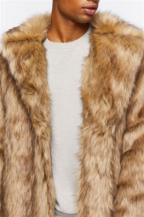 Faux Fur Longline Coat