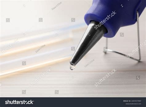 Melted Glue Dripping Hot Gun On Stock Photo Shutterstock