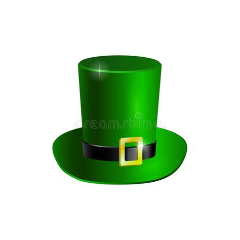 Green St. Patrick S Day Hat Stock Vector - Illustration of background ...