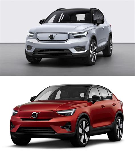 Volvo C40 vs. Volvo XC40 Recharge - In Images & Specifications