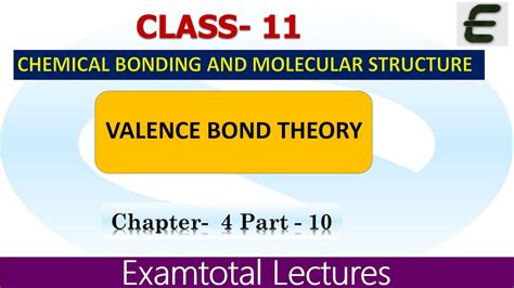 Class 11 Chap 4 Chemical Bonding Valence Bond Theory Difference