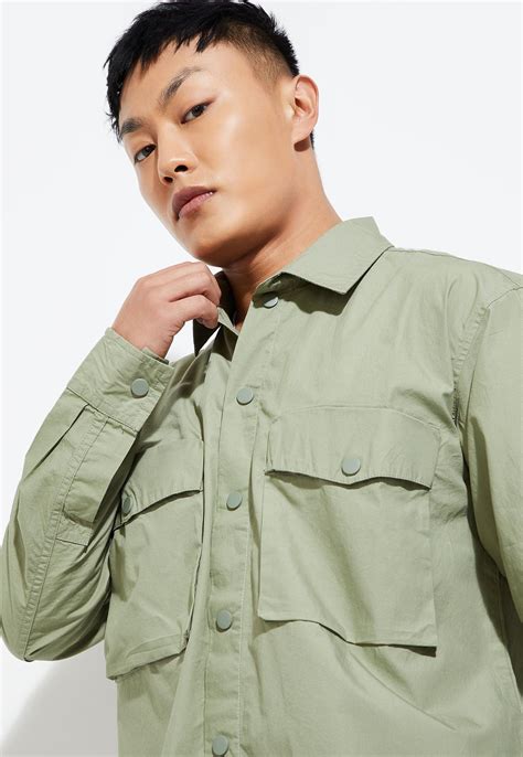 Buy Urb N Men Relaxed Fit Solid Flap Pocket Shirt Online At Just Rs