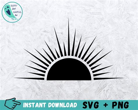 Sunrise SVG Sun Svg For Cricut Sunrise Clipart Sunrise Cut Etsy UK