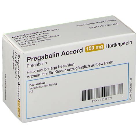 Pregabalin Accord Mg St Mit Dem E Rezept Kaufen Shop Apotheke