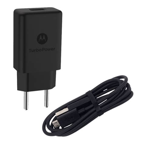 Carregador Original Motorola Turbo Power Micro Usb Para Moto G S G S